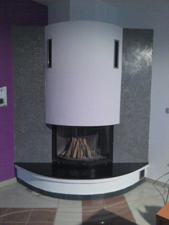 Banská Bystrica, Showroom, Povrch Fresco design - v spolupráci s Krby Dzajn